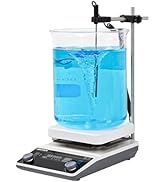 LACHOI 6.7 Inch Magnetic Stirrer Hot Plate Max 20L Stirring Capacity LCD Display Magnetic Stir Pl...
