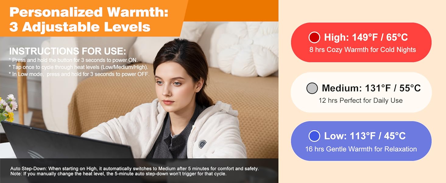 heated blanket portable