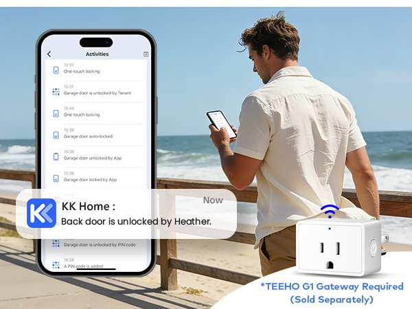 Real-time status and history viewing need TEEHO G1 gateway