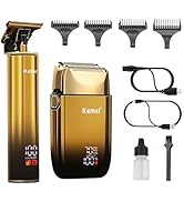 KEMEI Shaver,Bald Head Shaver,Electric Shaver Razor for Men,with Trimmer Barber Trimmer Waterproo...