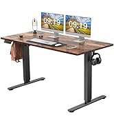 Donext Electric Standing Desk, 55 x 24 Inches Standing Desk Adjustable Height, Standing Desk, Erg...