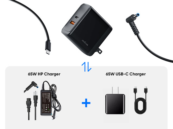 65W HP Laptop Charger