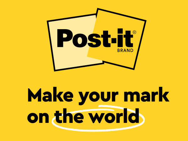 Post-it Brand Make your mark on the world