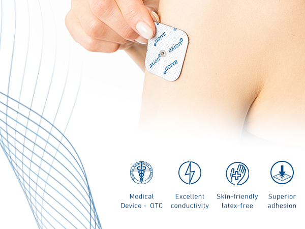 TENS unit electrode pads are certified medical device for OTC use with excellent conductivity
