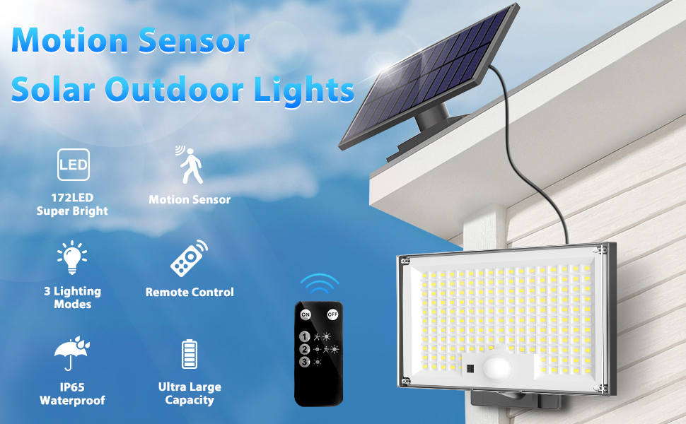 solar motion lights outdoor