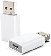 LMUBOY USB to USB C Adapter for iPhone Air 17 Pro Max,USB-C Female to USB Male Charger Converter ...