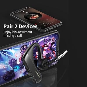 dual pairing headset Bluetooth
