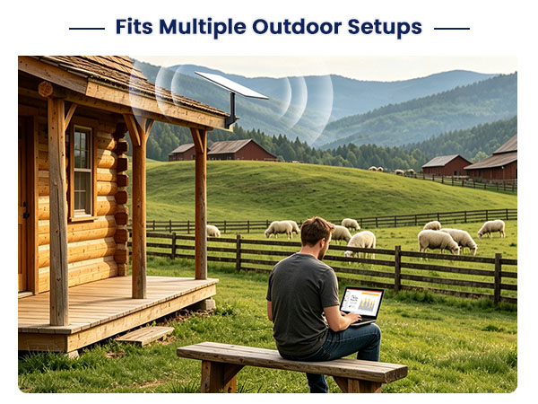 Fits Multiple Outdoor Setups