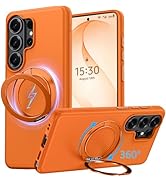 Oterkin for Samsung Galaxy S26 Ultra Case with 360° Spin Magnetic Stand [Fit for MagSafe] [Non-Sl...