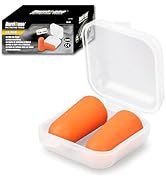 HURRICANE 40 Pair Foam Earplugs (BASF Slow Rebound PU), 33dB Noise Cancelling Ear Plugs for Sleep...