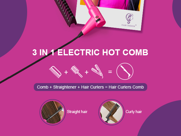 500 degree pressing comb