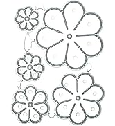 WsjiaboFux Silver Flowers Metal Cutting Dies Stencil DIY Scrapbook Album Paper Card Template Mold...
