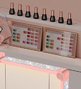Yokilly 48W Half Moon Light: 34" Shadow-Free Half Moon Light for Desk Salon - Foldable LED Desk L...