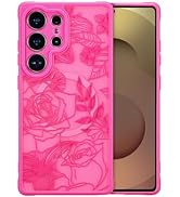 XIZYO Magnetic Case for Samsung Galaxy S26 Ultra Floral Rose Cute [Compatible with Magsafe] for W...