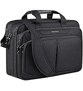 KROSER Laptop Bag Expandable Lightweight Briefcase for 17.3" Laptop Premium Business Work Bag Wat...