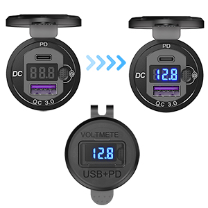din plug voltmeter