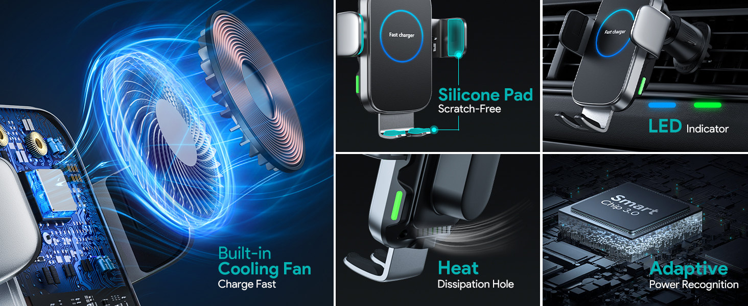 wireless phone charger for car