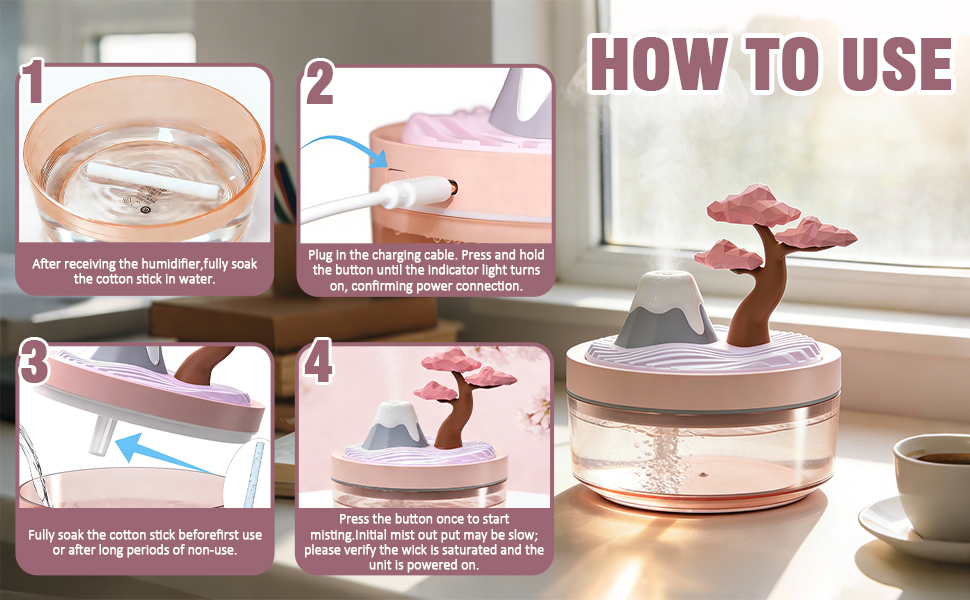 Landscape Night Light Humidifier