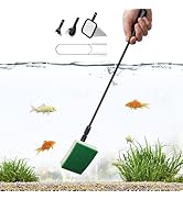 Aquarium Algae Scraper, Small Fish Tank Cleaner for Glass Algae Remover 5 in 1, Aquariums Cleanin...