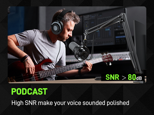 Cardioid Dynamic microphone gaming