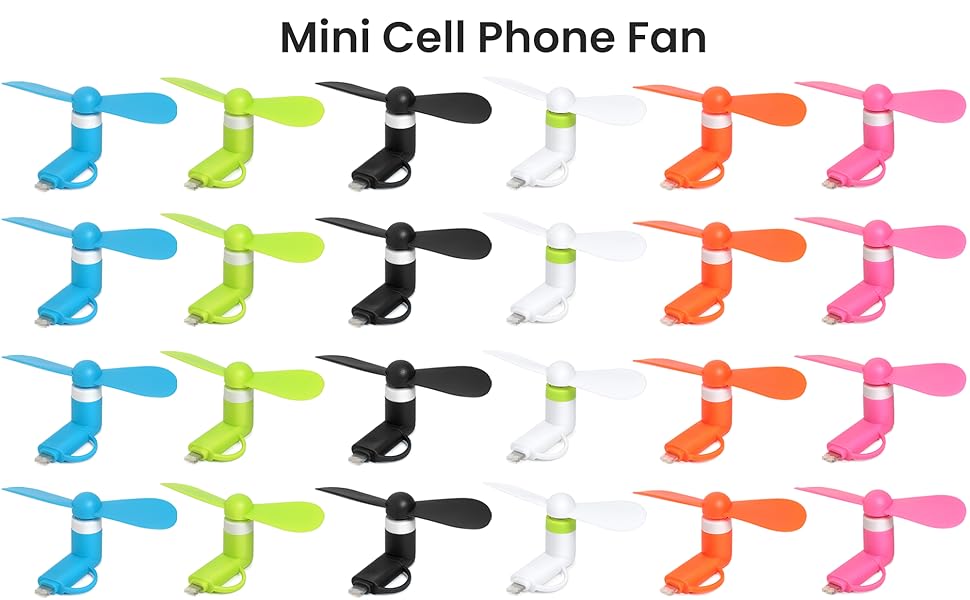 2-in-1 Portable Mini Cell Phone Fan