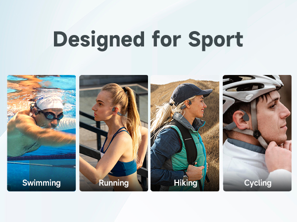 auriculares conducción osea ipx8 bone conduction headphones swimming
