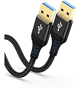 USB to USB Cable 10ft, Male to Male USB A To USB-A Cable for WD Hard Drives, PC, Mac, Laptop, PS4...