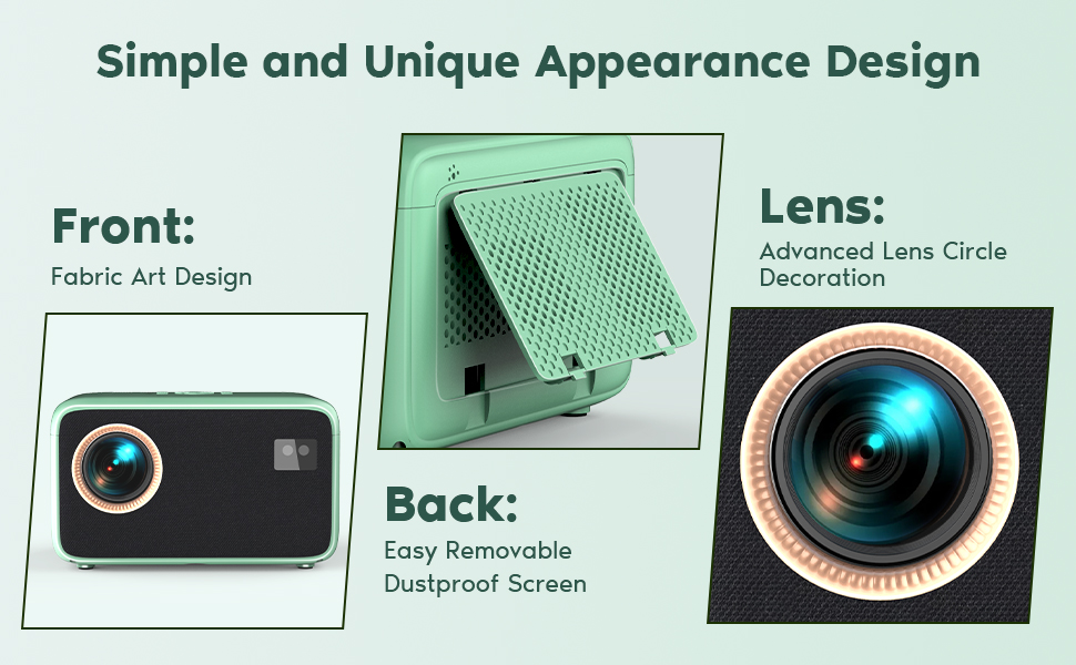 Portable Projector for Bedroom/Home/Outdoor