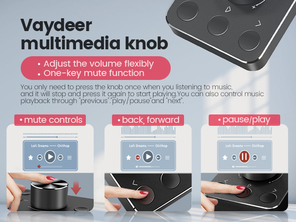 vaydeer volume control knob