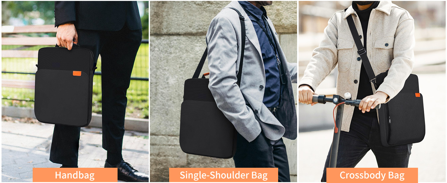 9-11 Inch Tablet Shoulder Bag Carrying Case for 11 iPad Pro M4 iPad Air M2 2024