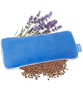 Microwaveable Heating Pad for Eyes Moist Heated Eye Pillow Hot Cold Eye Relief Pad with Removable...