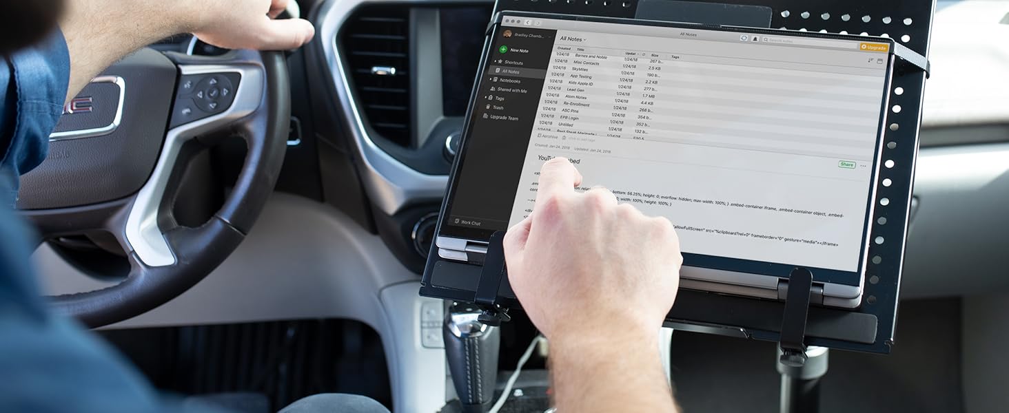 car laptop mount
