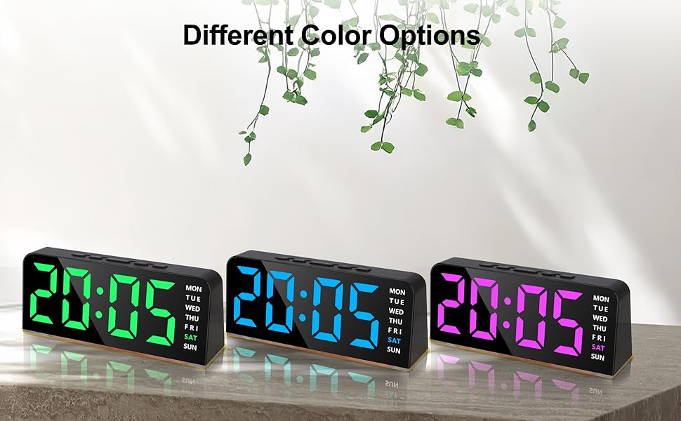 Led digital alarm clock