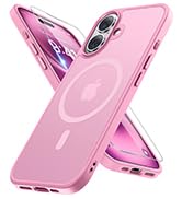 Miracase Magnetic for iPhone 17 Case (Compatible with MagSafe) with Screen Protector Military-Gra...