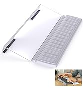 Computer Keyboard Stand,Laokiiy Acrylic Tilted Keyboard Holder Clear for Easy Ergonomic Typing&amp;Wo...