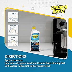 Ceramic cooktop cleaner