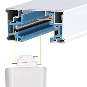 H type track lighting heads