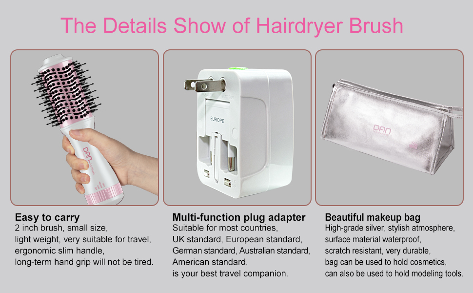 dual voltage hair dryer brush,dual voltage hair dryer brush