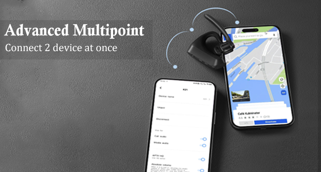 Advanced Multipoint bluetooth headset