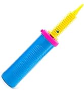 Blue Portable Hand Pump for Balloons,Balloon Pump Hand Held Two-Way Dual Action -Balloon Inflator...