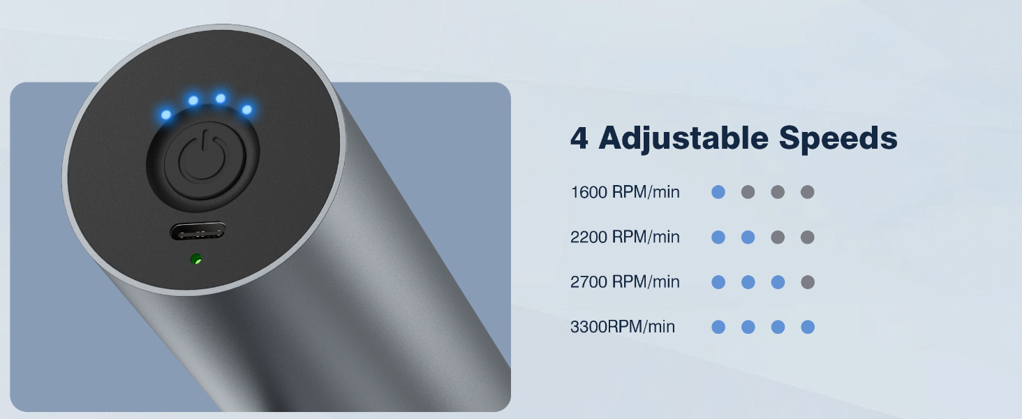 cotsoco Mini Deep Tissue Massage Gun with Heat and Cold Therapy