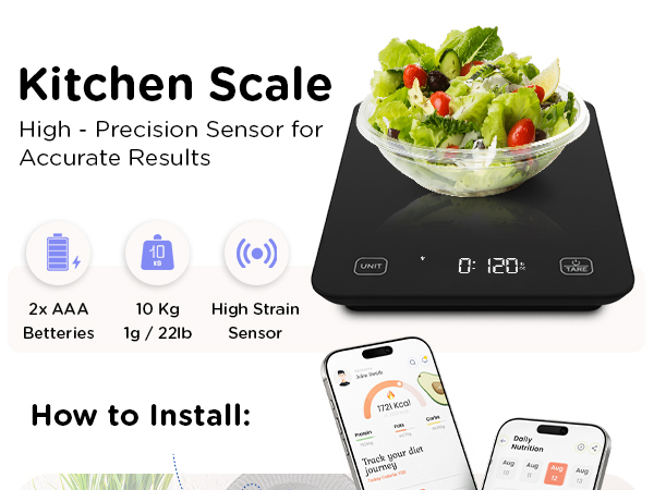 Food Scale with Nutritional Calculator