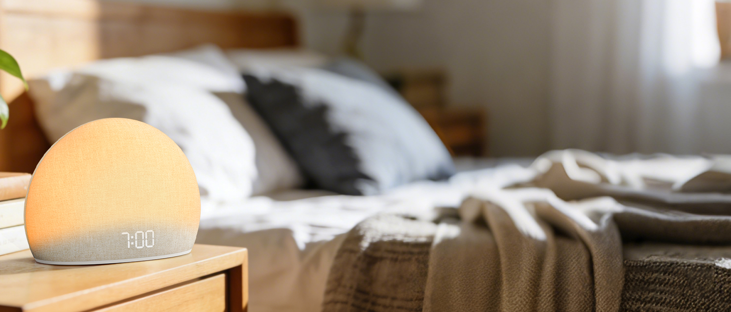 Sunrise Alarm Clock Radio for Bedroom