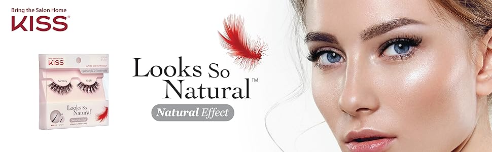 natural looking false eyelashes