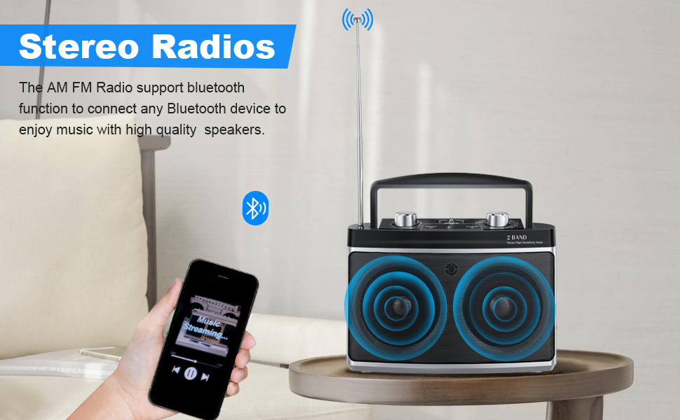 radio with bluetooth