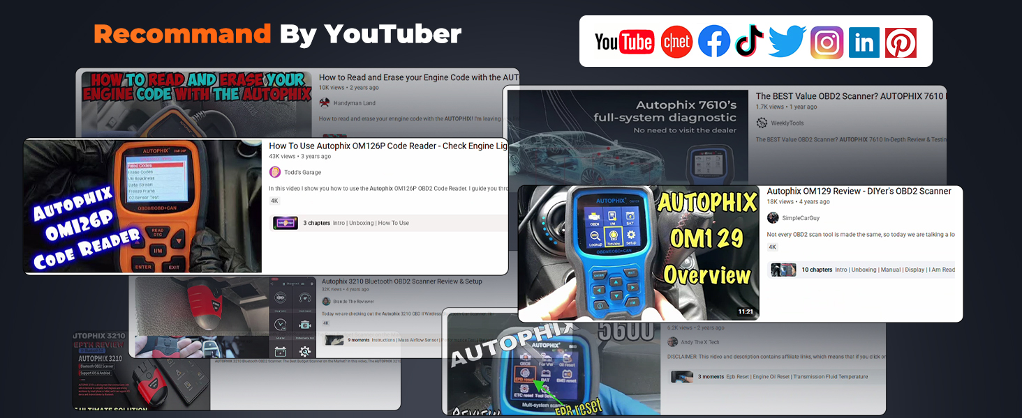 autophix obd2 scanner check engine code reader car scanner diagnostic tool code readers &amp;amp; scan tools