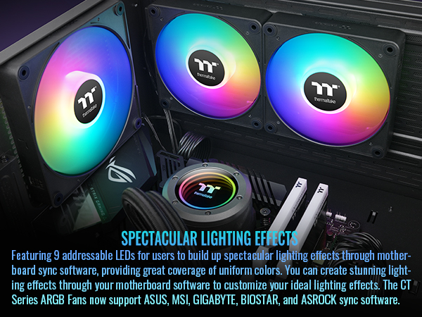 CT120 EX ARGB Sync PC Cooling Fan (3-Fan Pack)