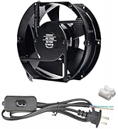 GUIANDJING 1725 Cooling Fan 17cm 170mm X 51mm 5 Inch AC 110V Ball Bearing Brushless 2600RPM