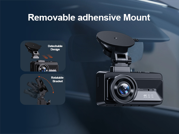 Removable adhensive Mount