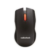 RadioShack Wired Mouse Black with Red Details